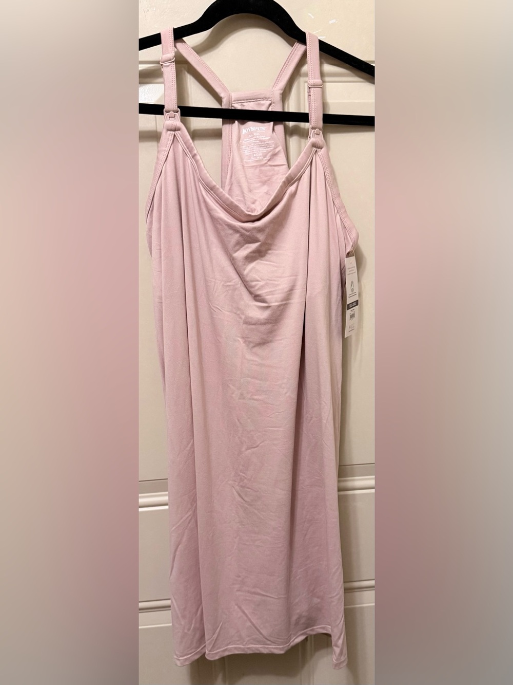 Joyspun Maternity Chemise in Mystical Rose Built in Bra Size XXL-XXXL